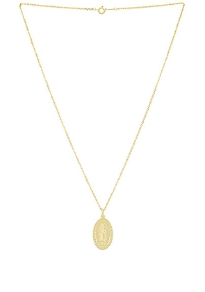 WACKO MARIA Medai Necklace in Gold - Metallic Gold. Size all.