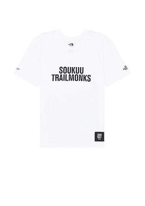 The North Face Soukuu Hike Technical Graphic Tee in Bright White - White. Size L (also in M, S, XL/1X).