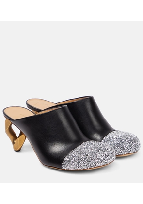 JW Anderson Chain embellished leather mules
