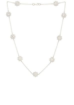 MAPLE Orbit Chain Necklace in Silver 925 - Metallic Silver. Size 50mm (also in 60mm).