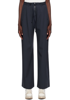OUR LEGACY Navy Serene Trousers