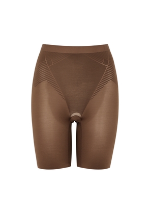 Spanx Thinstincts 2.0 Mid-thigh Shorts - Brown - XL
