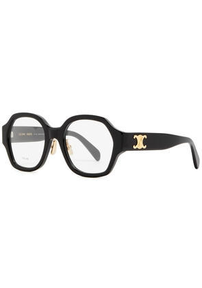 Celine Round-frame Optical Glasses - Black
