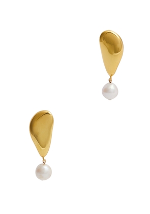 Agmes Sherri Gold Vermeil Drop Earrings