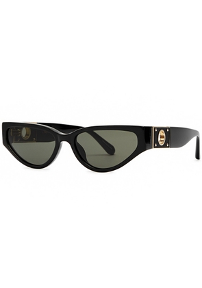Linda Farrow Luxe Tomie Cat-eye Sunglasses - Black