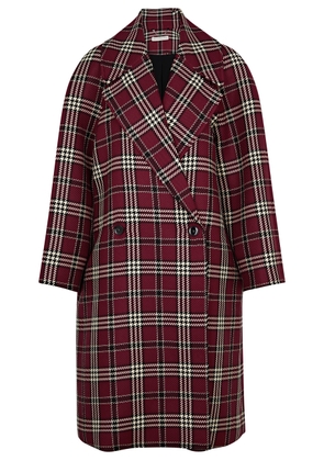 Emilia Wickstead Lilabet Tartan Wool-blend Coat - Brown - 8 (UK8 / S)