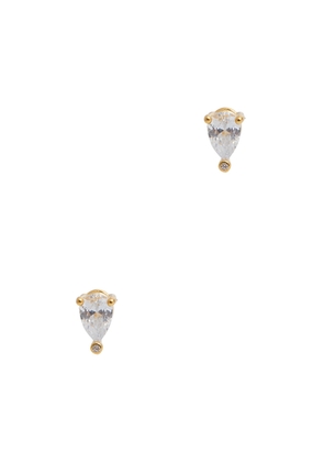 Anissa Kermiche Poire Gold Vermeil Stud Earrings