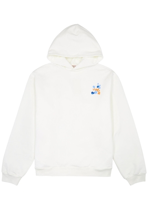 Marni Logo-print Hooded Cotton Sweatshirt - White - 46 (IT46 / S)