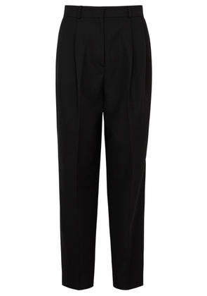 Totême Pleated Straight-leg Trousers - Black - 36 (UK8 / S)