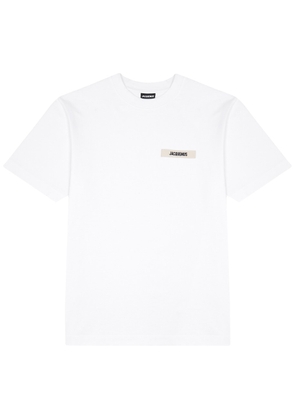 Jacquemus Le T-Shirt Gros Grain Cotton T-shirt - White
