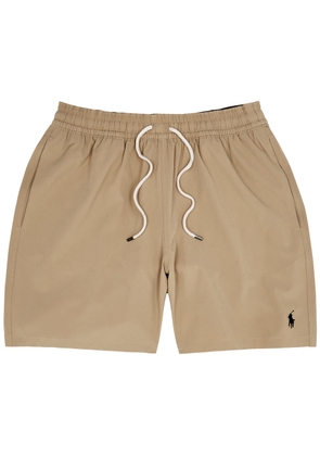 Polo Ralph Lauren Logo-embroidered Shell Swim Shorts - Beige