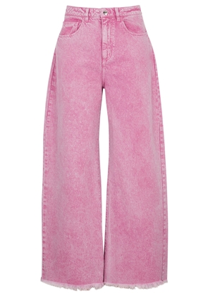 Marques' Almeida Overdyed Wide-leg Jeans - Pink - 8 (UK8 / S)