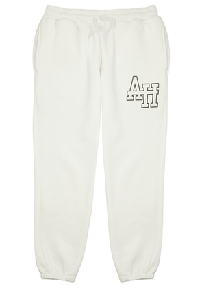 Annie Hood College Printed Cotton Sweatpants - Natural - M