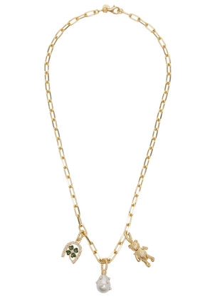 Daisy London X Shrimps Gold-plated Charm Necklace