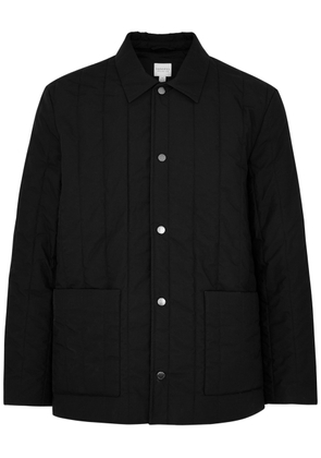 Sunspel Quilted Cotton Jacket - Black - L