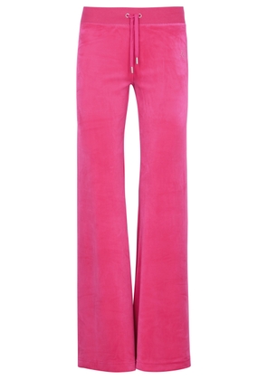 Juicy Couture Scatter Logo-embellished Velour Sweatpants - Pink - S (UK8-10 / S)