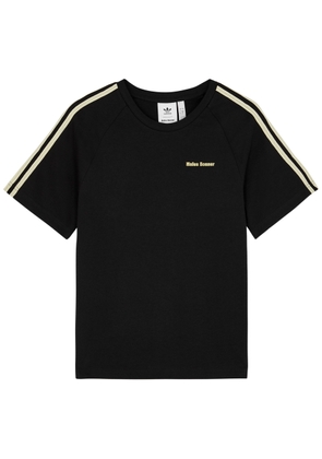 Adidas X Wales Bonner X Wales Bonner Logo Cotton T-shirt - Black - S (UK8-10 / S)