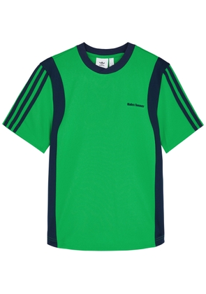 Adidas X Wales Bonner X Wales Bonner Logo-embroidered Jersey T-shirt - Green - L (UK14 / L)
