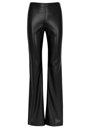 Alice + Olivia Tina Faux Leather Trousers - Black - 4 (UK8 / S)