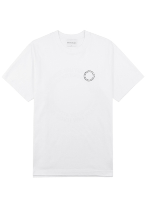 Mki Miyuki Zoku Circle Logo-print Cotton T-shirt - White
