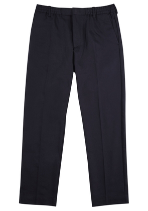 NN07 Billie Tapered Cotton-blend Trousers - Navy - 31 (W31 / S)