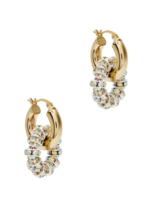 Pearl Octopuss. y Les Créoles Petite 14kt Gold-plated Hoop Earrings