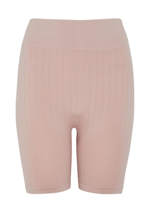 PRISM2 Fluid Ribbed Stretch-jersey Cycling Shorts - Light Pink - One Size