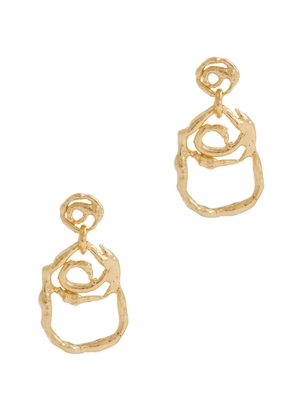 Lea Hoyer Merle Gold-plated Drop Earrings