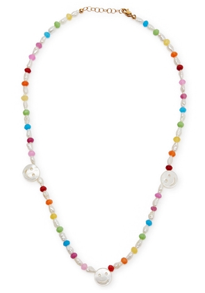 Roxanne First Disco Pearl and Beaded Necklace - Multicoloured 1