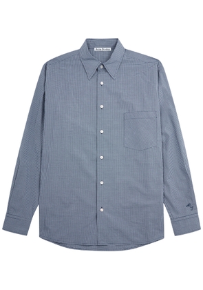 Acne Studios Sandrok Checked Cotton Shirt - Blue - 48 (IT48 / M)