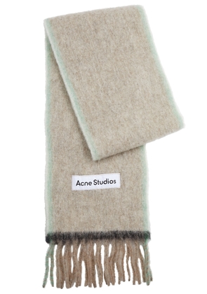 Acne Studios Vally Alpaca-blend Scarf - Beige
