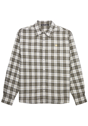 Acne Studios Checked Flannel Shirt - White And Black - L
