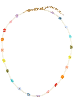 Anni LU Flower Power 18kt Gold-plated Beaded Necklace - Multicoloured 1