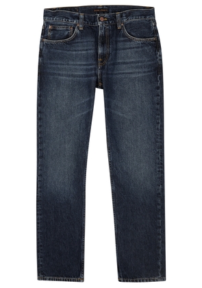 Nudie Jeans Gritty Jackson Straight-leg Jeans - Mid Blu - 36 (W36 / XL)