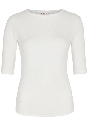 Ymc Charlotte Slubbed Cotton top - White - L (UK14 / L)