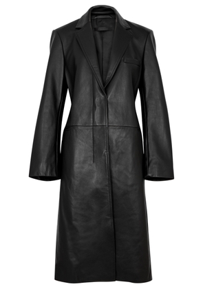 Helmut Lang Leather Coat - Black - 6 (UK10 / S)