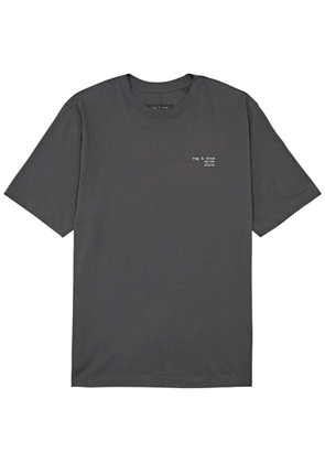 Rag & Bone Logo-print Cotton T-shirt - Black