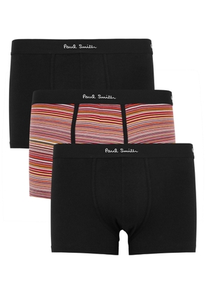 Paul Smith Stretch-cotton Boxer Briefs - set of Three - Black - Xxl