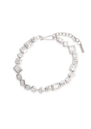 Completedworks Crystal-embellished Rhodium-plated Bracelet - Silver
