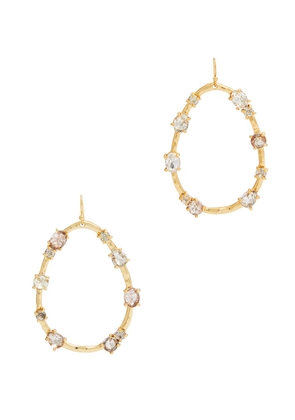 Kenneth Jay Lane Crystal-embellished Drop Earrings - Gold