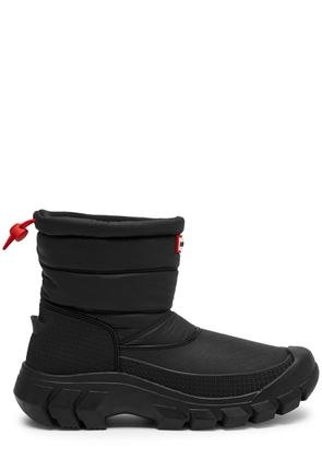 Hunter Intrepid Quilted Nylon Snow Boots - Black - 40 (IT40 / UK7)