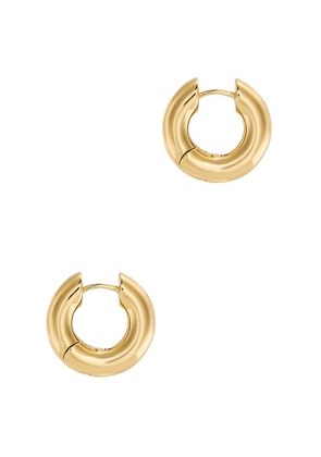 Anni LU The Big O 24kt Gold-plated Hoop Earrings