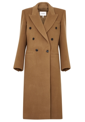 Frame Double-breasted Wool Coat - Camel - L (UK14 / L)