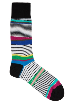 Paul Smith Eli Striped Stretch-cotton Socks - Multicoloured - One Size