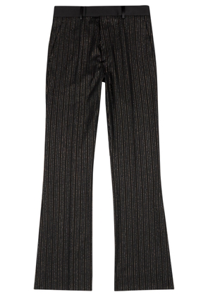 Amiri Metallic Pinstriped Wool-blend Trousers - Black - 50 (IT50 / L)