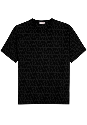 Valentino Toile Iconographe Printed Cotton T-shirt - Black