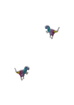 Coach Rexy Crystal-embellished Stud Earrings - Multicoloured