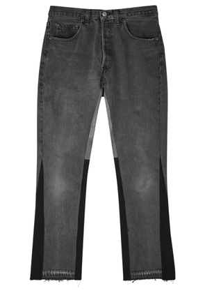 Jeanius Bar Atelier Panelled Flared Jeans - Dark Grey - 36 (W36 / XL)