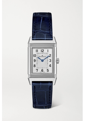 Jaeger-LeCoultre - Reverso Classic Small Hand-wound 21mm Stainless Steel And Alligator Watch - Blue - One size
