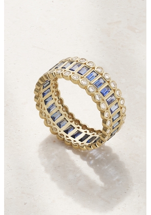 Sydney Evan - 14-karat Gold, Sapphire And Diamond Ring - Blue - 7